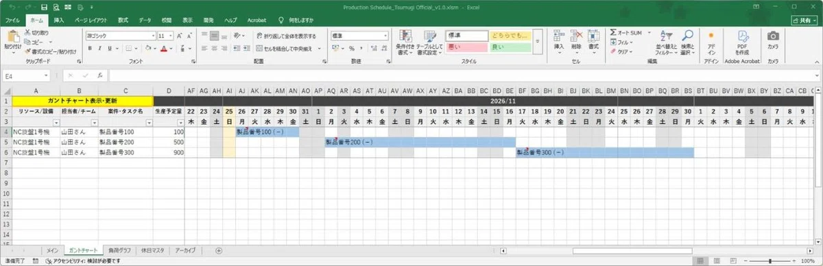[Excel] How does a Gantt chart change when an urgent order comes in ...
