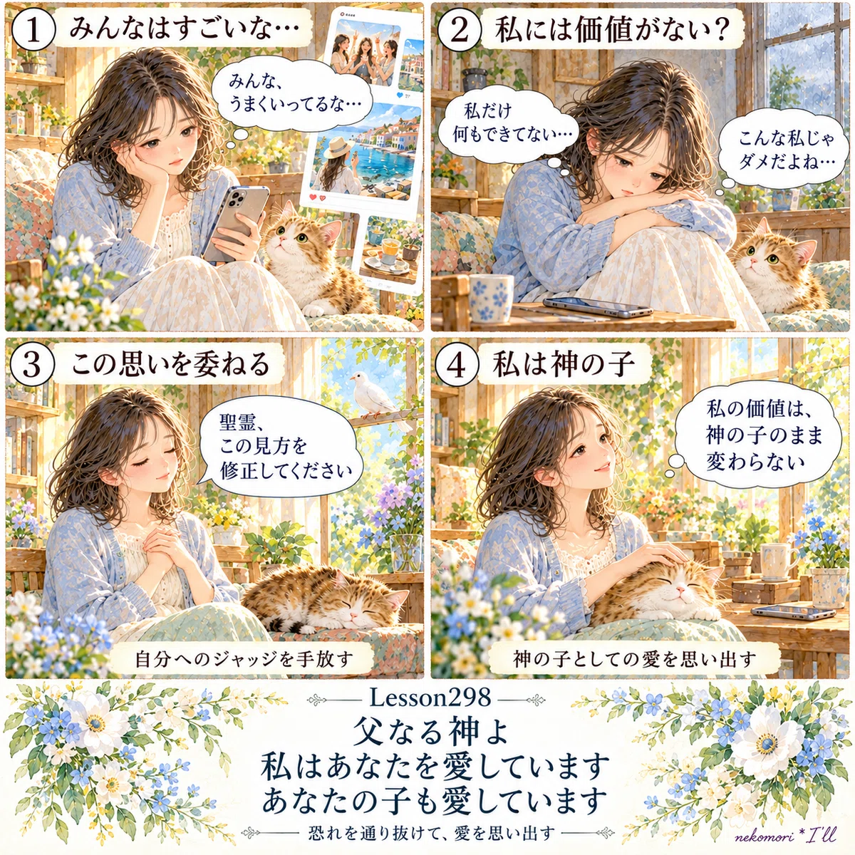 A Course in Miracles / Lesson 298｜アイル*I’ll