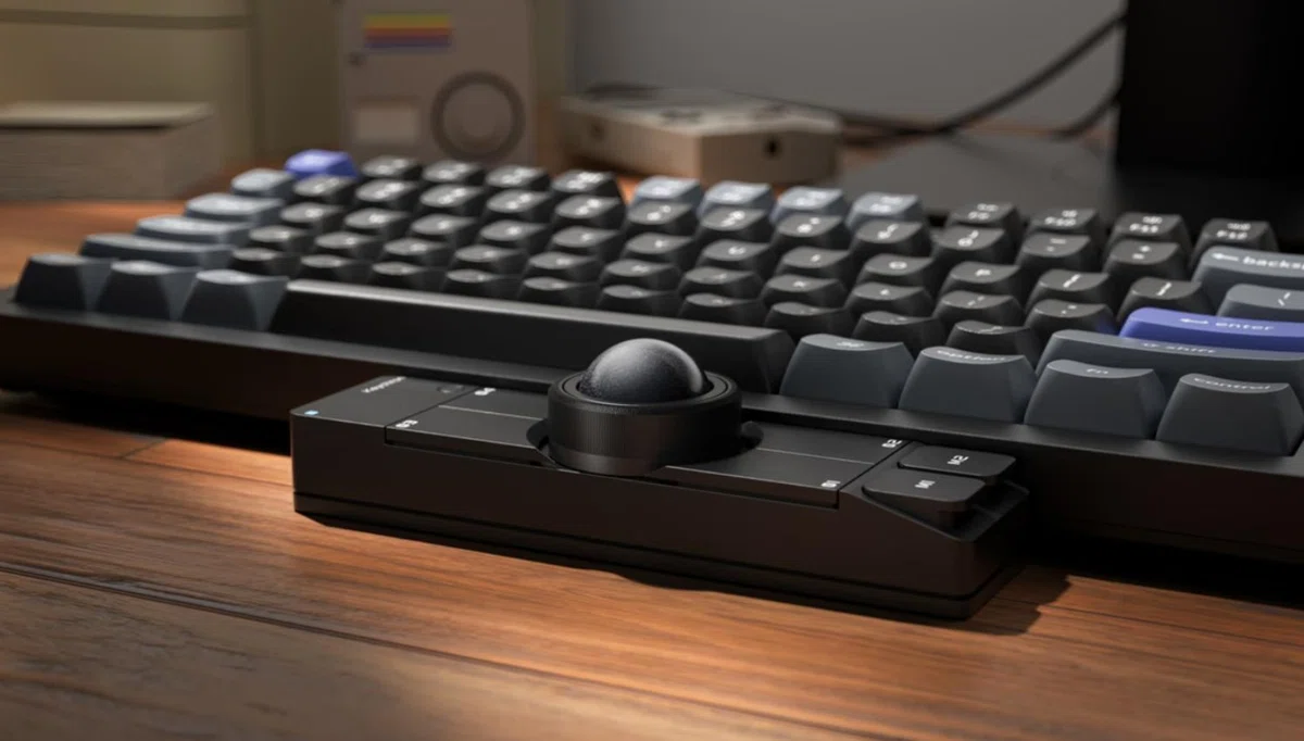 Nape Device Keychron C3 Pro Trackball 8K | Why a 14mm ball was placed in the middle ...