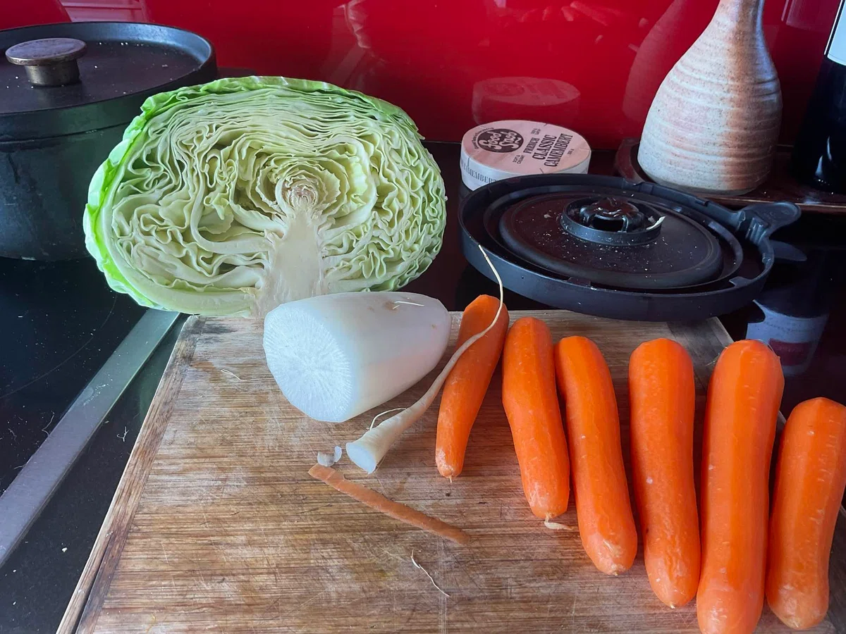The Thermomix cutter function is super convenient! My favorite red and ...