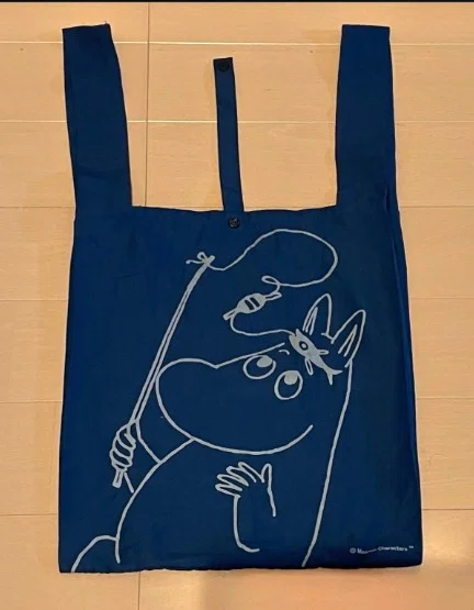 Moomin Writing For those who often forget their eco-bags | A Moomin shopping bag ...