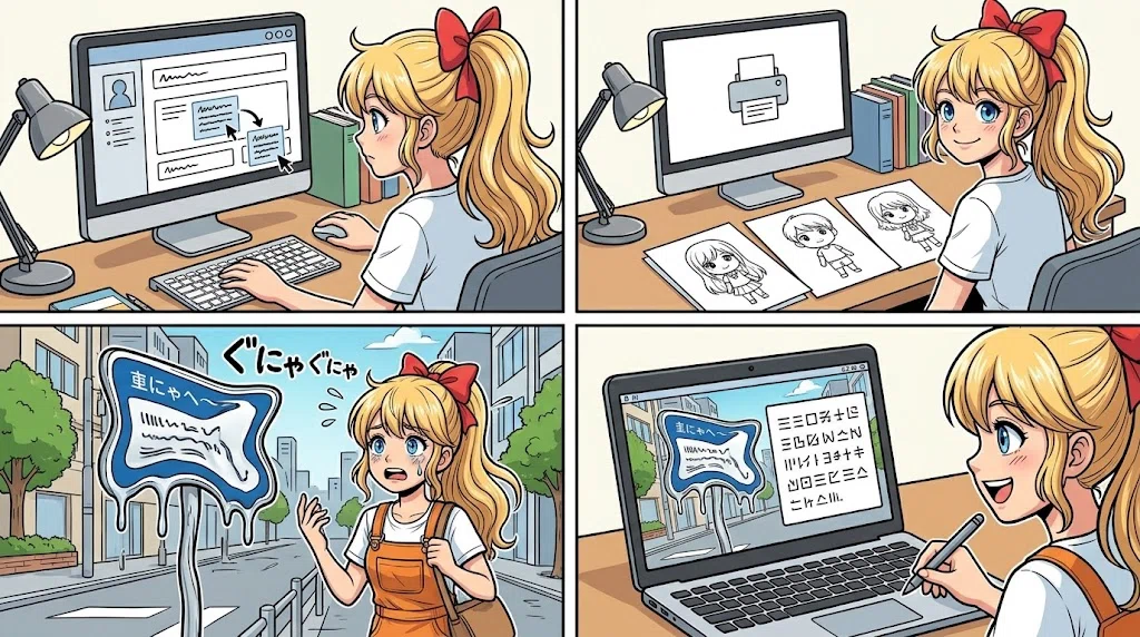 Notes For Eye Procedure for creating 7 article images with a unified manga-style ...