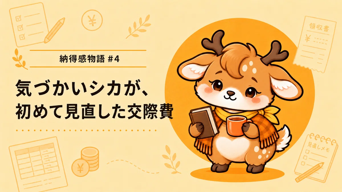 [Life and Money Stories #4] The Considerate Deer, and the First Time ...