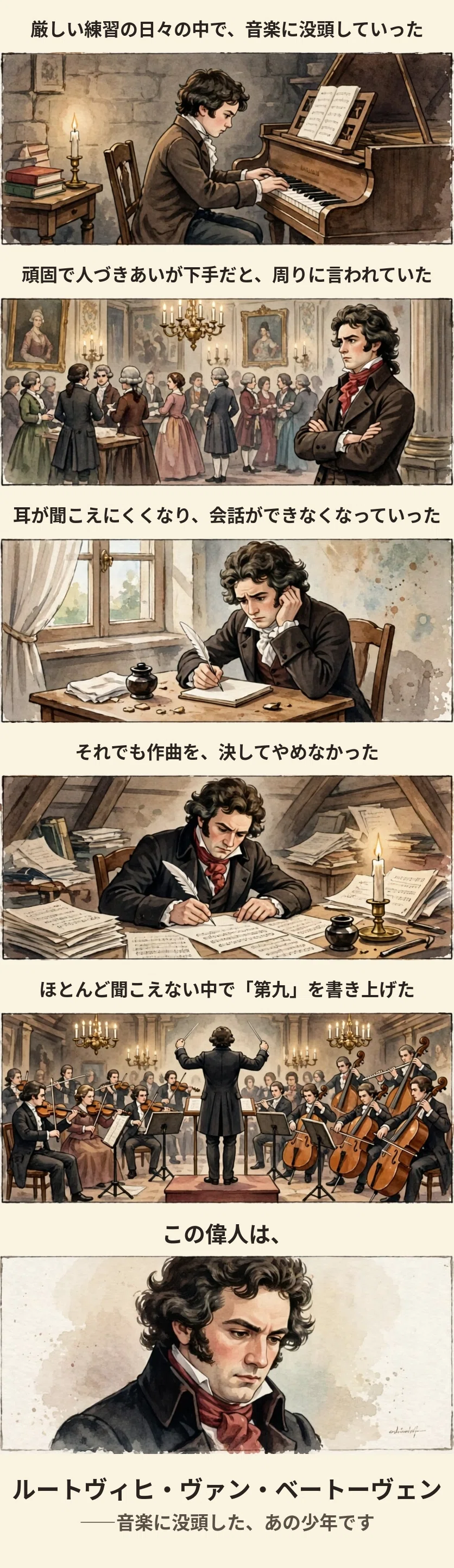[Short Manga] Who did the boy who immersed himself in music become ...