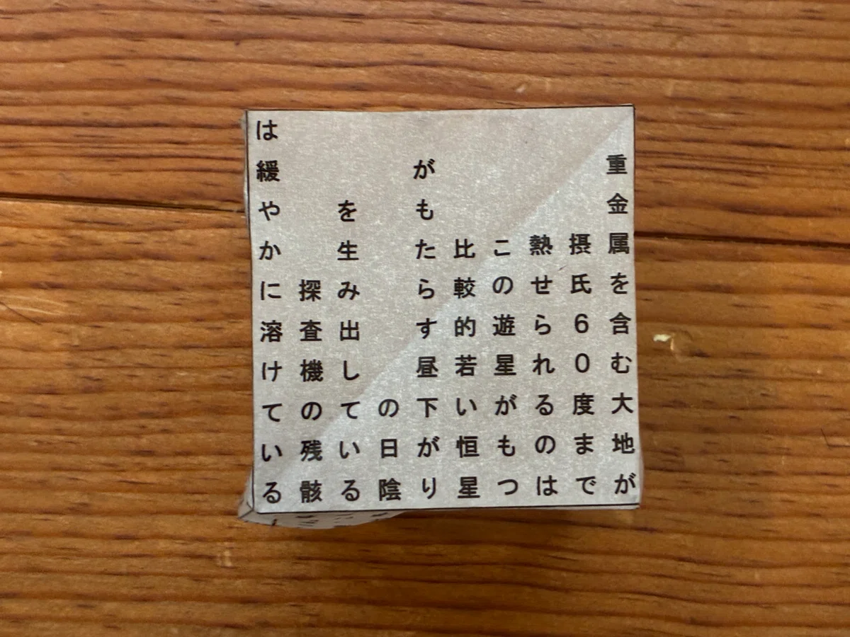 Published Shape Poems Patagraph
