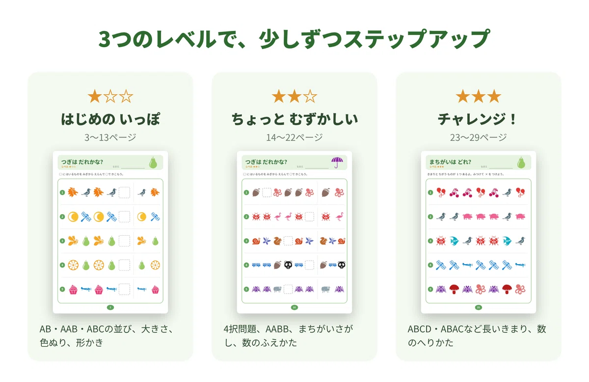 [Print and Use Immediately] Pattern Recognition Workbook for Ages 3-6 ...