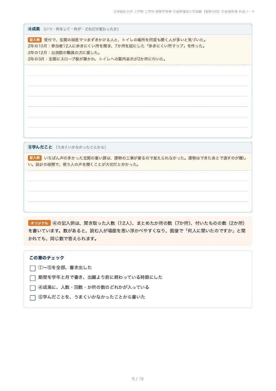 [Nihon Fukushi University Faculty of Engineering] Complete your 800 ...