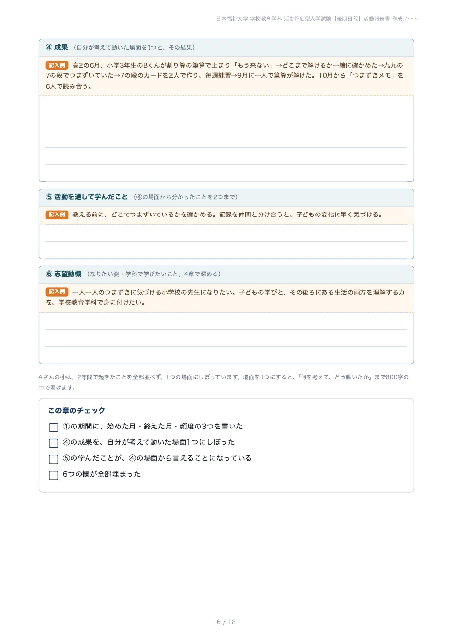 Year 6 Character Interview Example [Nihon Fukushi University, Faculty of Education and Psychology ...
