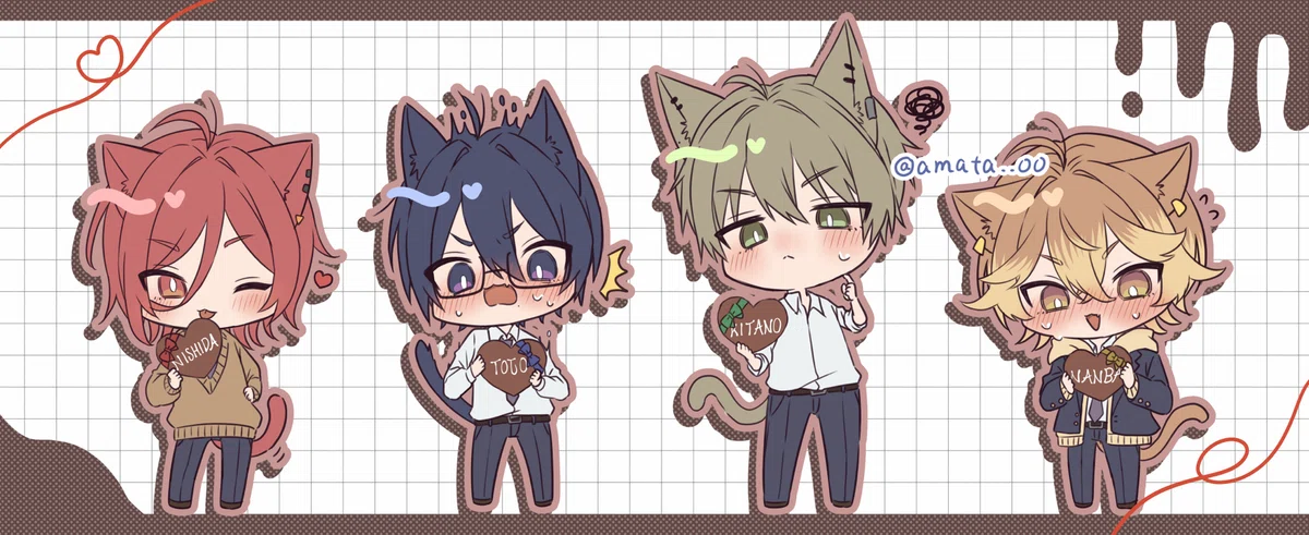 [Original BL] A Rough Introduction to the Direction Boys｜雨霧朔|駆け出しのイラストレーター