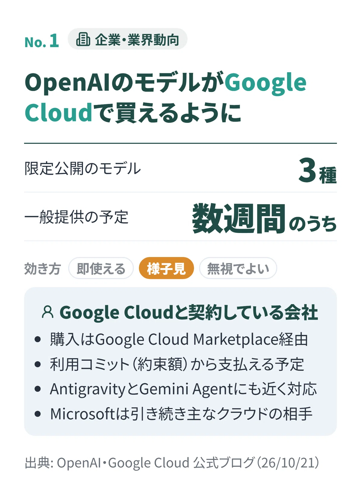 OpenAI's top-tier models will be available for purchase via Google ...