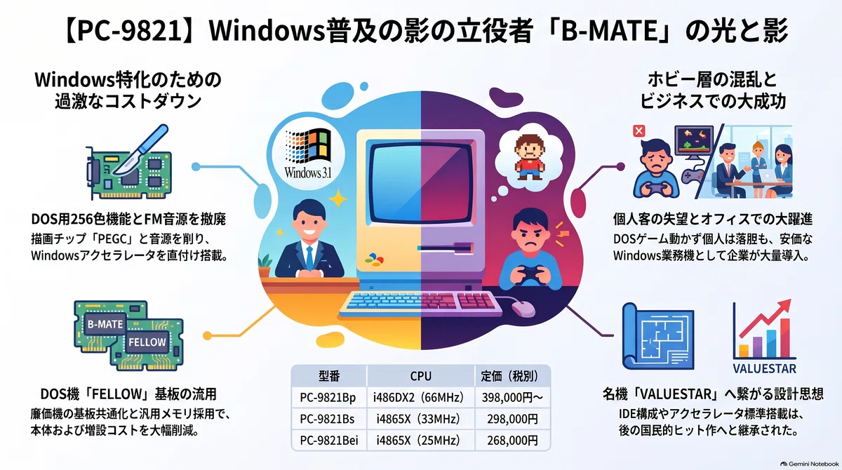 [PC-9821] The Rhapsody of 'B-MATE', Tossed by the Waves of the Windows ...