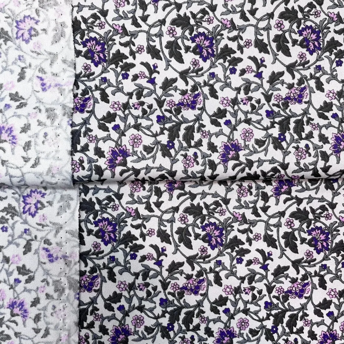 🪡10/25 [Today's Recommended Fabric] Small Floral Print Smooth Knit (3 ...