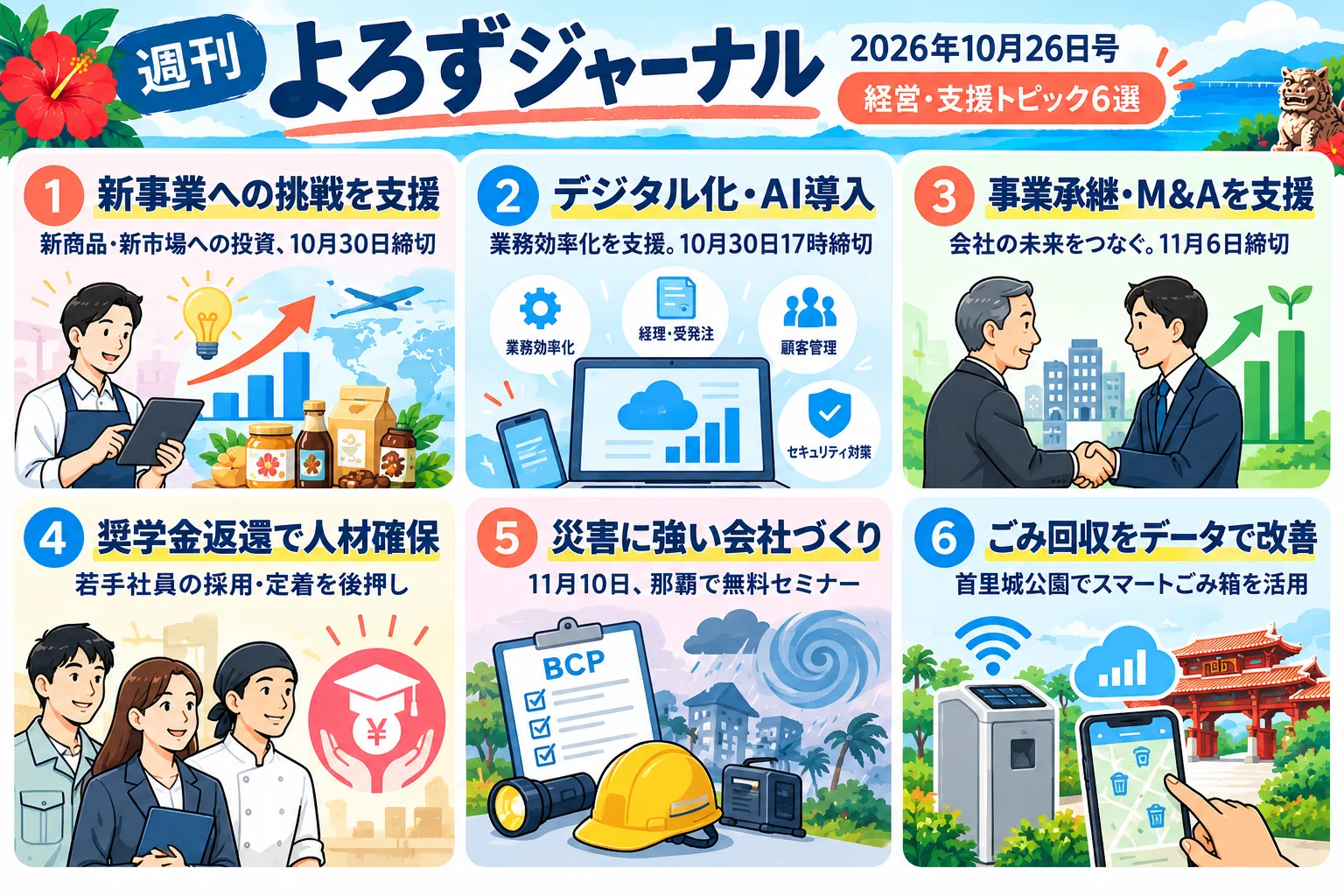 週刊よろずジャーナル｜経営・支援トピック 2026.10.26