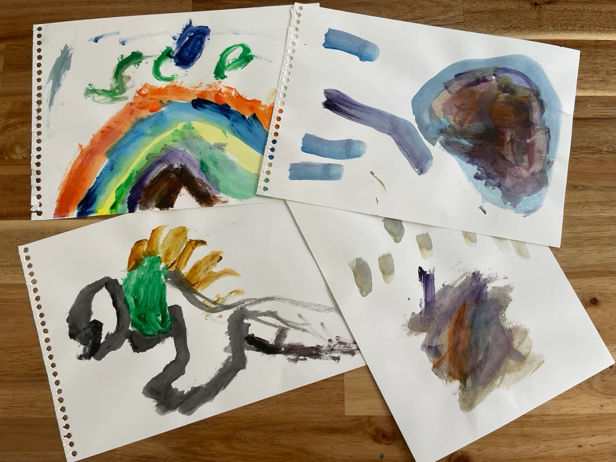 4 Ways to Save Children's Artwork! Ideas for Files, Digitization ...