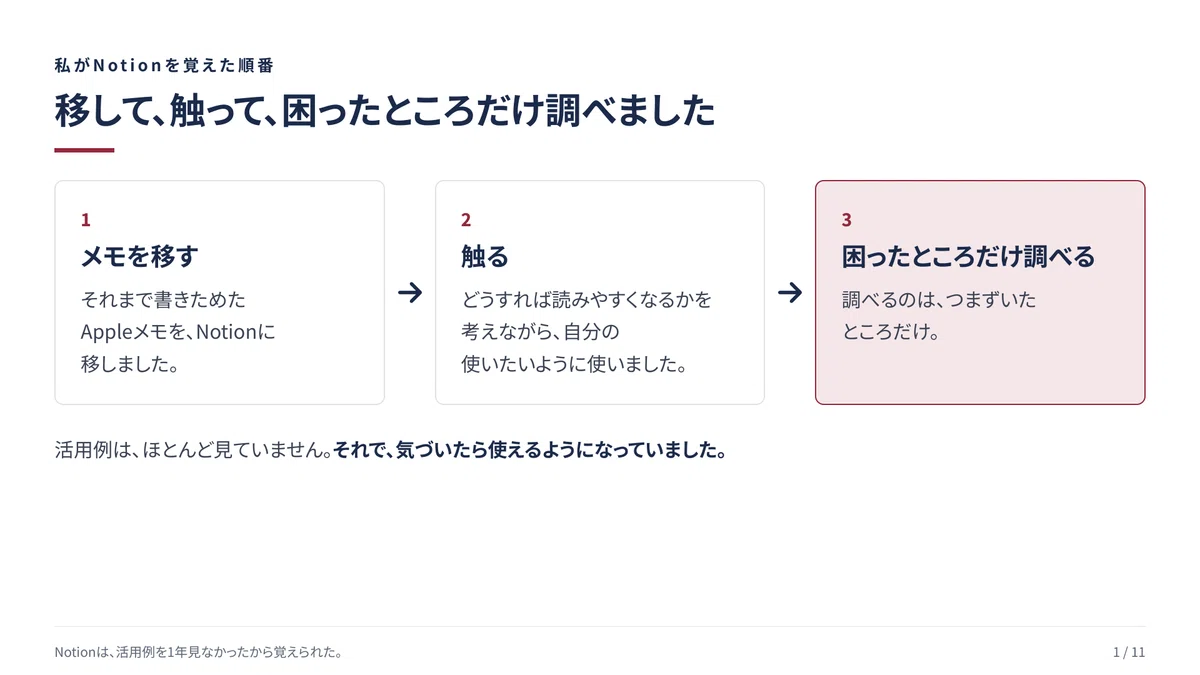 I learned Notion because I didn't look at examples for a year.｜豚角煮チー牛
