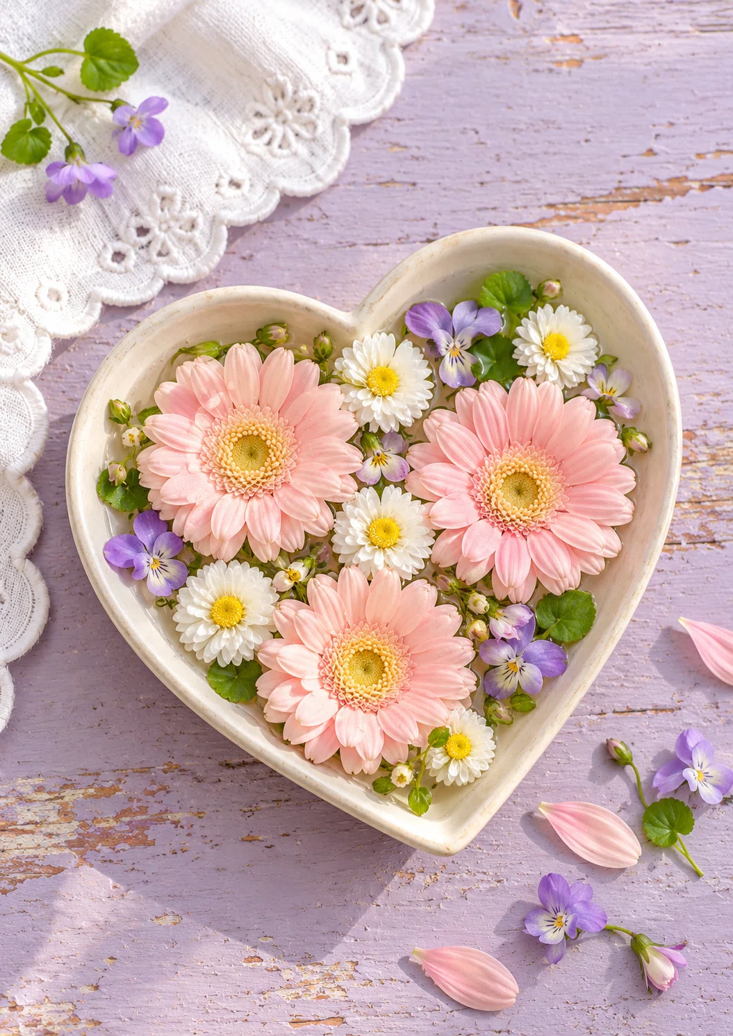 No. 160 [Spring Breeze Swing] Gentle Sweet Pea Bouquet Pastel Flower ...