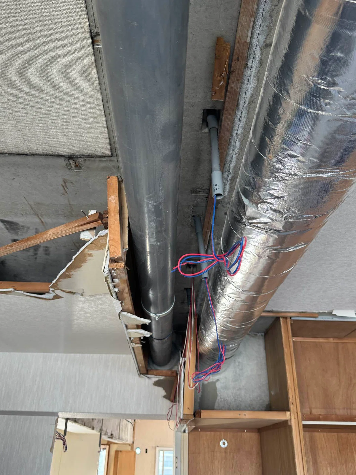 Isulation Ducting Decided against 1.7 million yen of insulation work and kept the 40-year ...