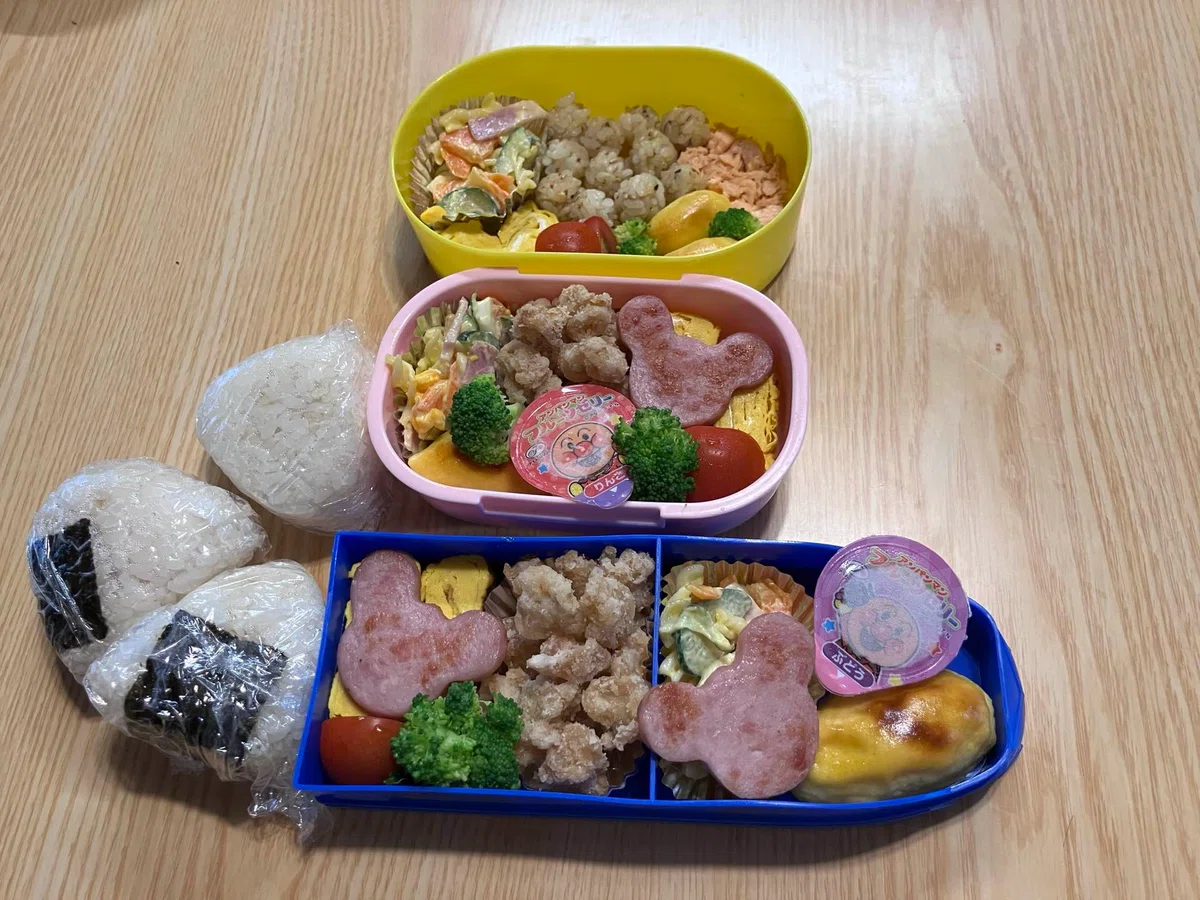 【Mom of 3 living in an old folk house】 I made 3 bento boxes｜せんさん/古民家暮らし ...