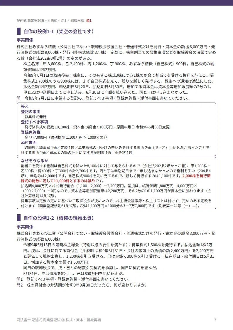 Judicial Scrivener Descriptive Questions Commercial Registration Law ...