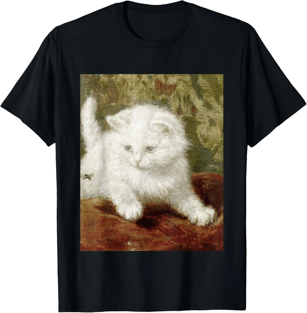 Masterpiece T-shirts: 'Jakuchu's Red Parrot' and 'Ronner's Kitten'｜マーチくん