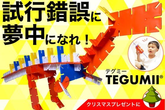 【試行錯誤に夢中になれ！】名古屋大学院生が開発した組立おもちゃテグミー