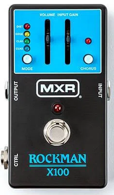 SR&D Rockman X100 SOLOIST ヘッドホンアンプ 可動品 MXR ROCKMAN X100は、自宅練習からレコーディングにもおすすめの