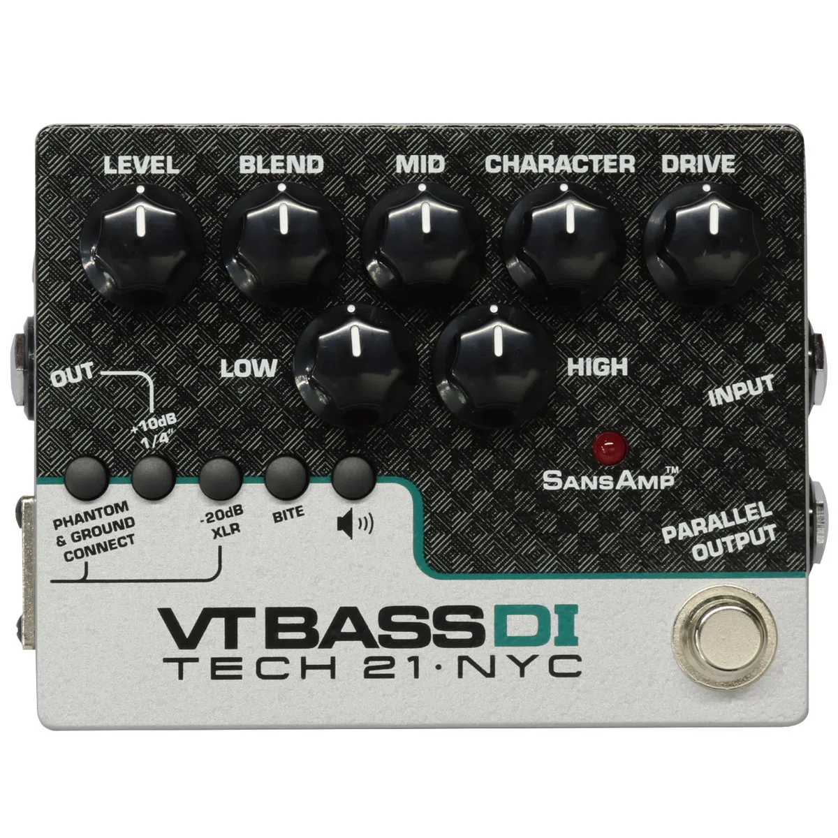 100%アナログのSansAmp技術搭載多機能ベース用ペダル「TECH21 VT BASS