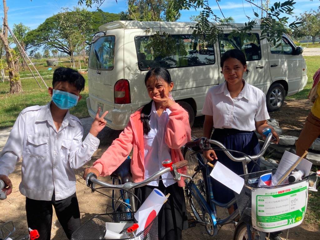 昨年2022年のプロジェクト実施の様子（その１）＆ラジオ番組PR情報 / 自転車1台で人生が変わる！カンボジア自転車プロジェクト２０２３ - クラウドファンデ…