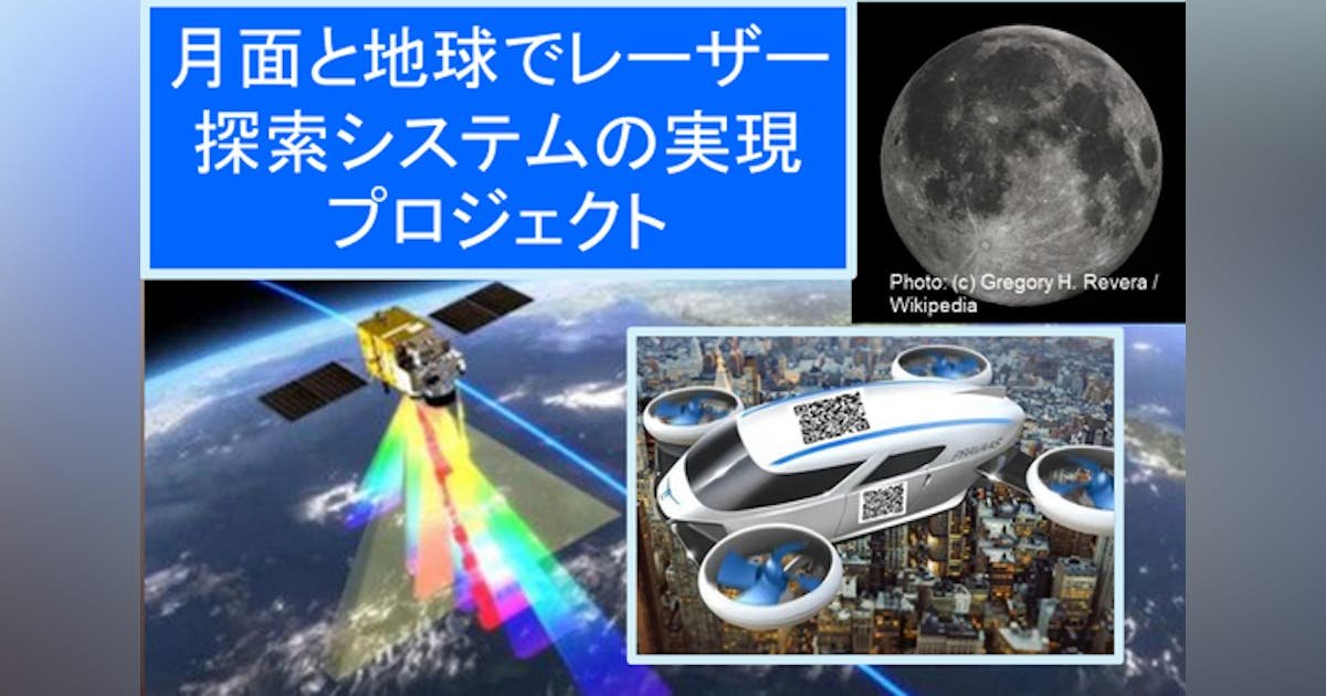 月面と地球でレーザー探索システムの実現プロジェクト