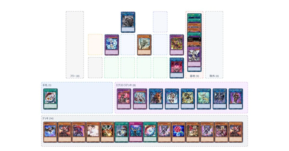 遊戯王デッキ　ジェムナイトデッキ　パキケ型　ガチ構築 パキケ型ジェムナイト 展開ルート｜Freedume