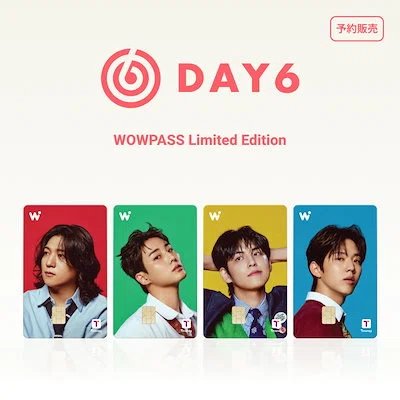 DAY6 × WOWPASS コラボカード Young K DAY6 WOWPASSカード、予約発売決定！｜【公式】WOWPASS