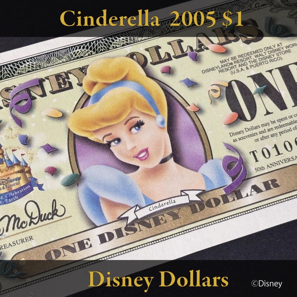 初めてのDダラー】ディズニーランド50周年🎉$1 ダンボ ＆ シンデレラ