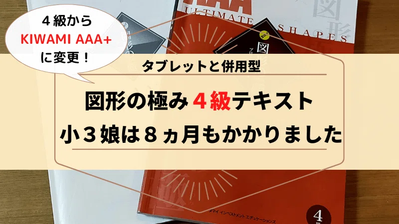 玉井式の教材が好き_図形の極編｜くみこ