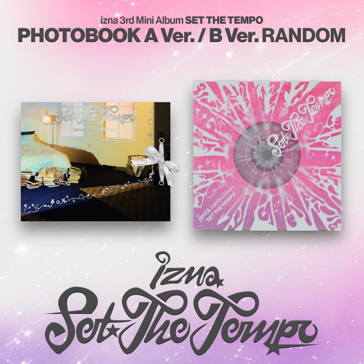 SET THE TEMPO POSTCARD 6形態セット 新品 未開封 1 izna『SET THE TEMPO』形態の違いは？『UNIT Ver.』、『POSTCARD Ver