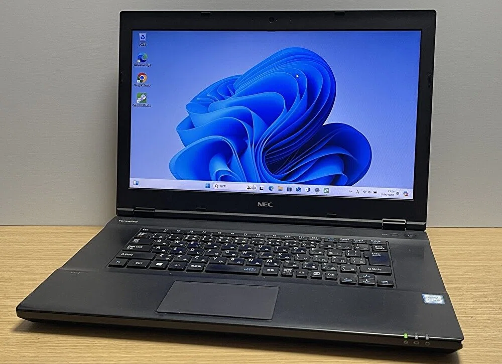 NEC VersaPro VK、Core i3-8145搭載の中古 15.6型ノートPCが 14,850円