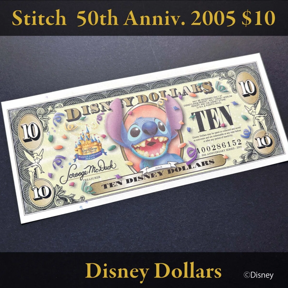 初めてのDダラー】ディズニーランド50周年🎉$10 スティッチ ＆ ミニー