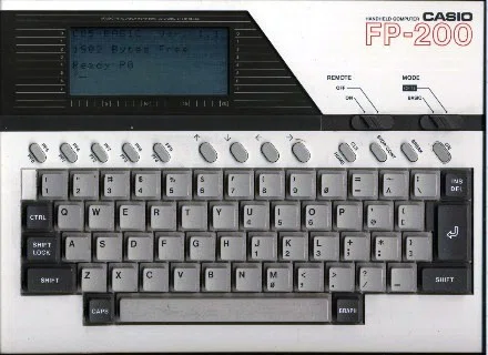 CASIO FP-200 - ハンドヘルド市場は難しい｜kzn
