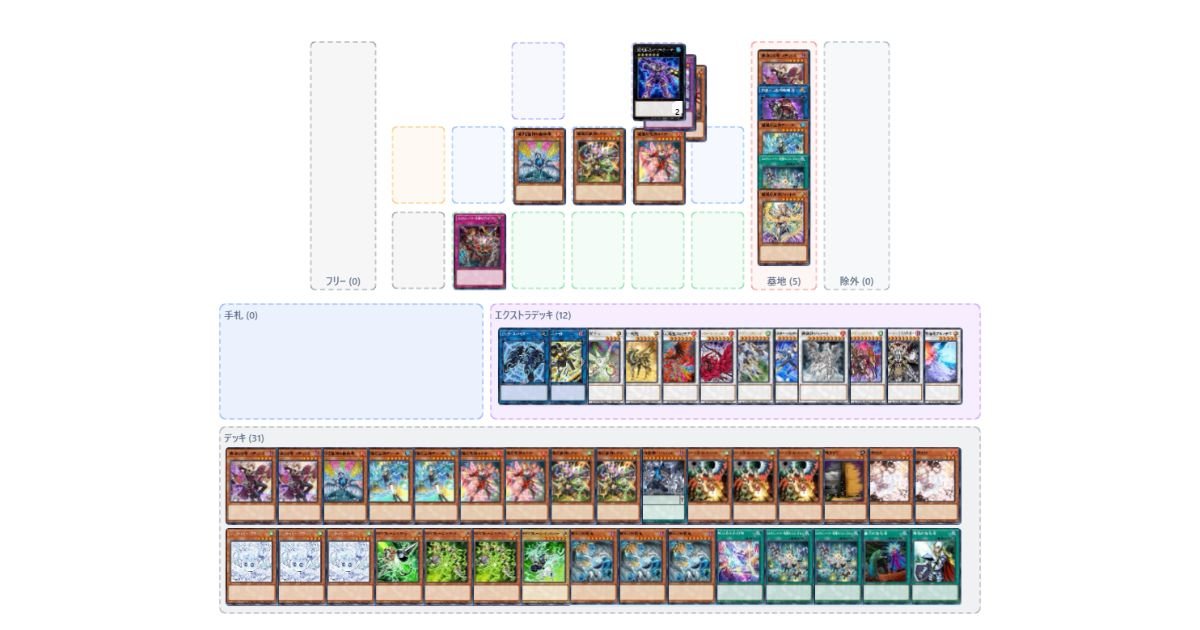 神のカードによって超強化を受けたエルフェンノーツデッキの紹介