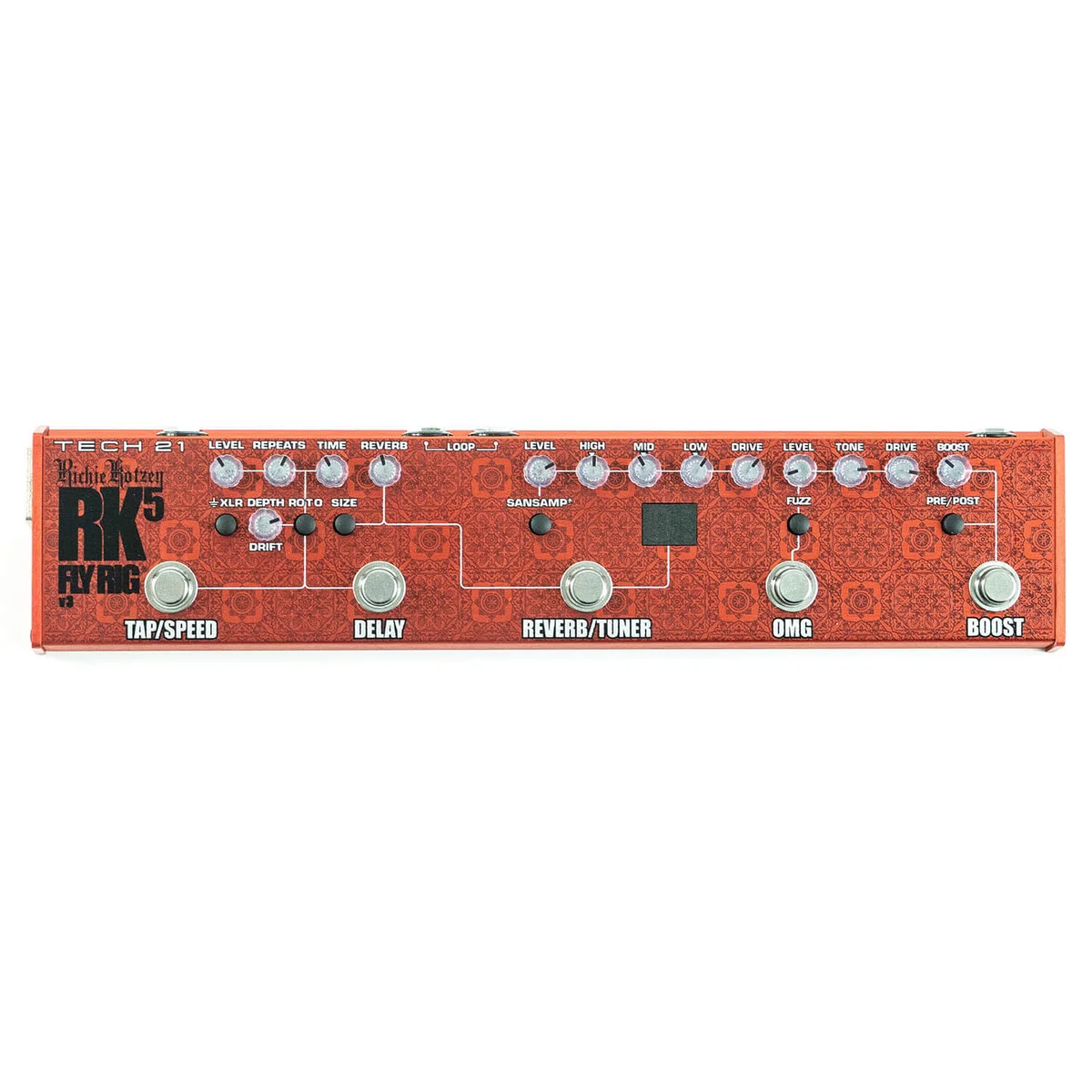TECH21 FLY RIG 5 のリッチー・コッツェン 最新シグネチャー「RK5 V3