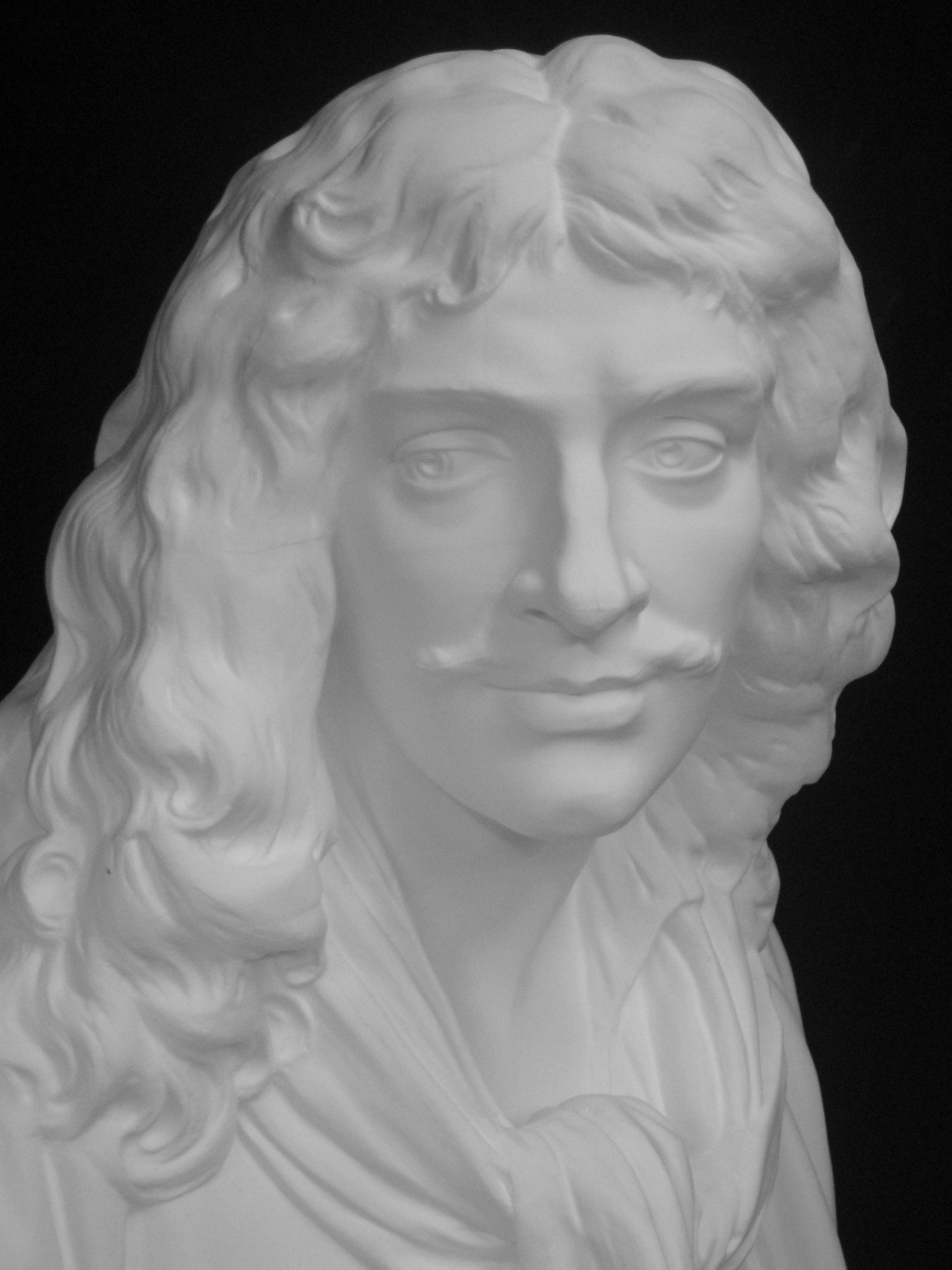 K-121 モリエール胸像｜石膏像ドットコム（脇本）