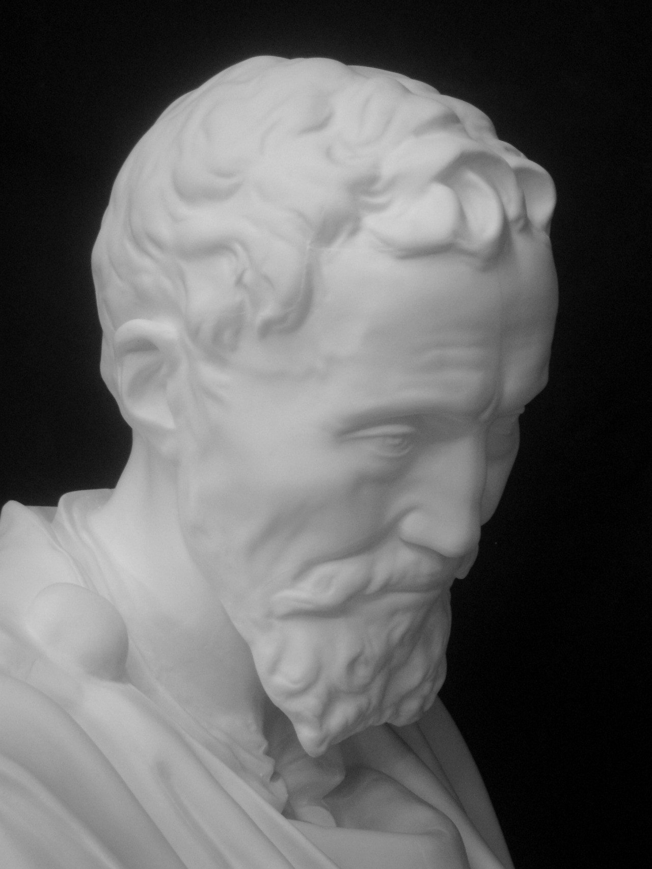 K-120 ミケランジェロ胸像｜石膏像ドットコム（脇本）