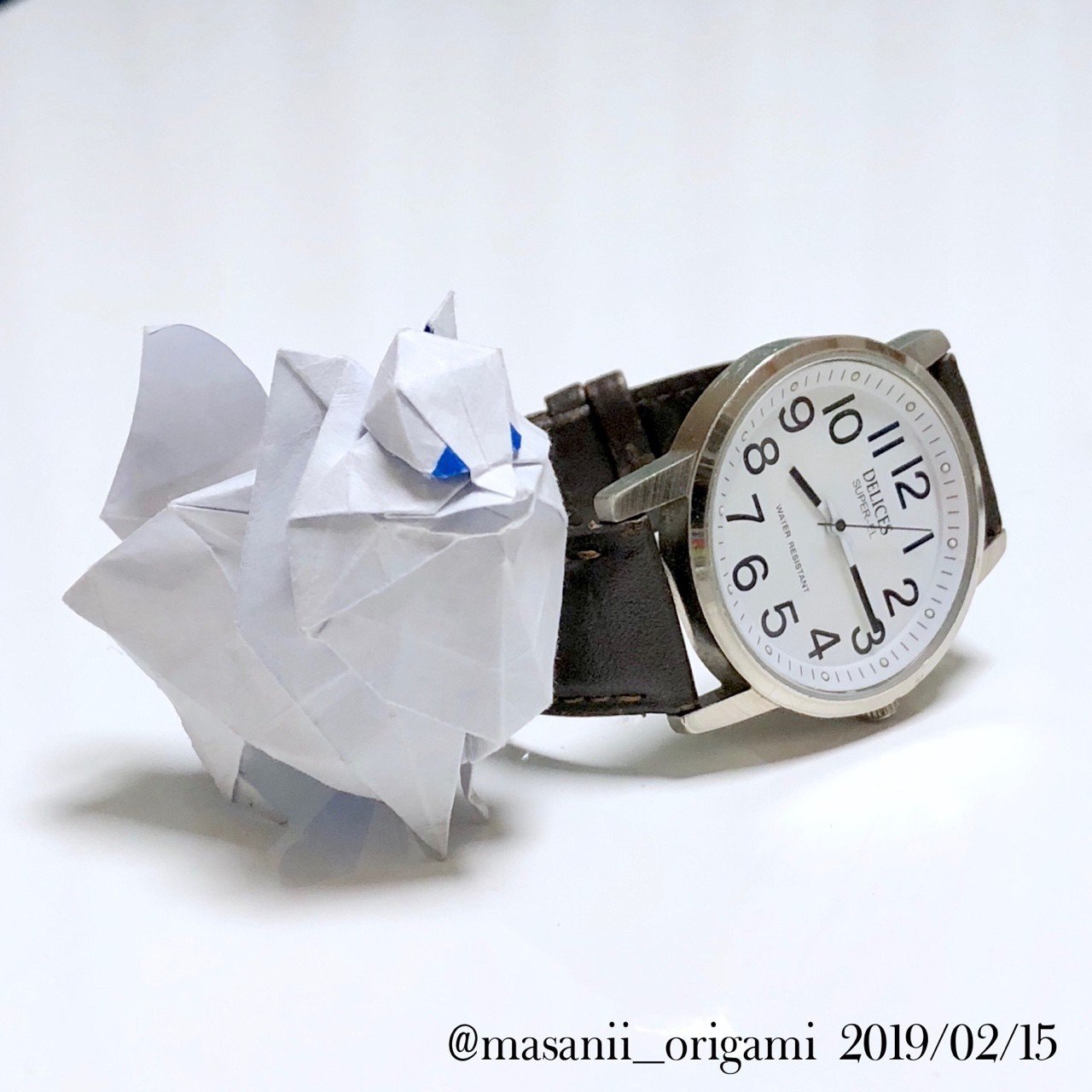 至高のおりがみ】勝田恭平さんの「ポメラニアン」を15cmで！｜まさにぃ