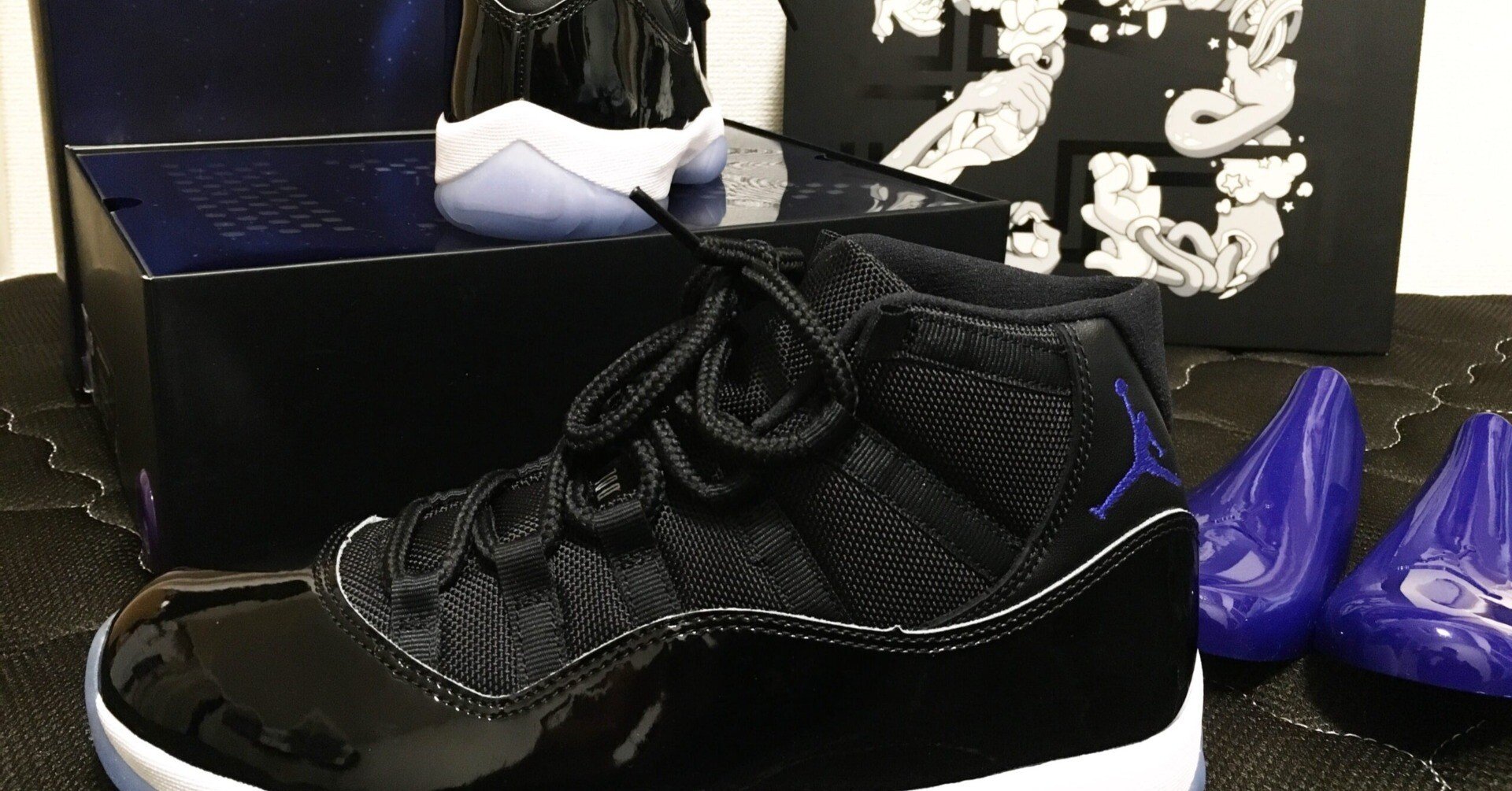 や*う様 airjordan 11 SPACE JAM エアジョーダン スペース MJのために製作されたAJ11 “スペース ジャム”のサンプルが出品中