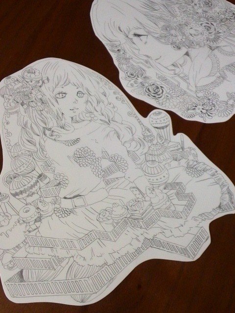 タミヤの白プラバン焼く前 ましこ Note