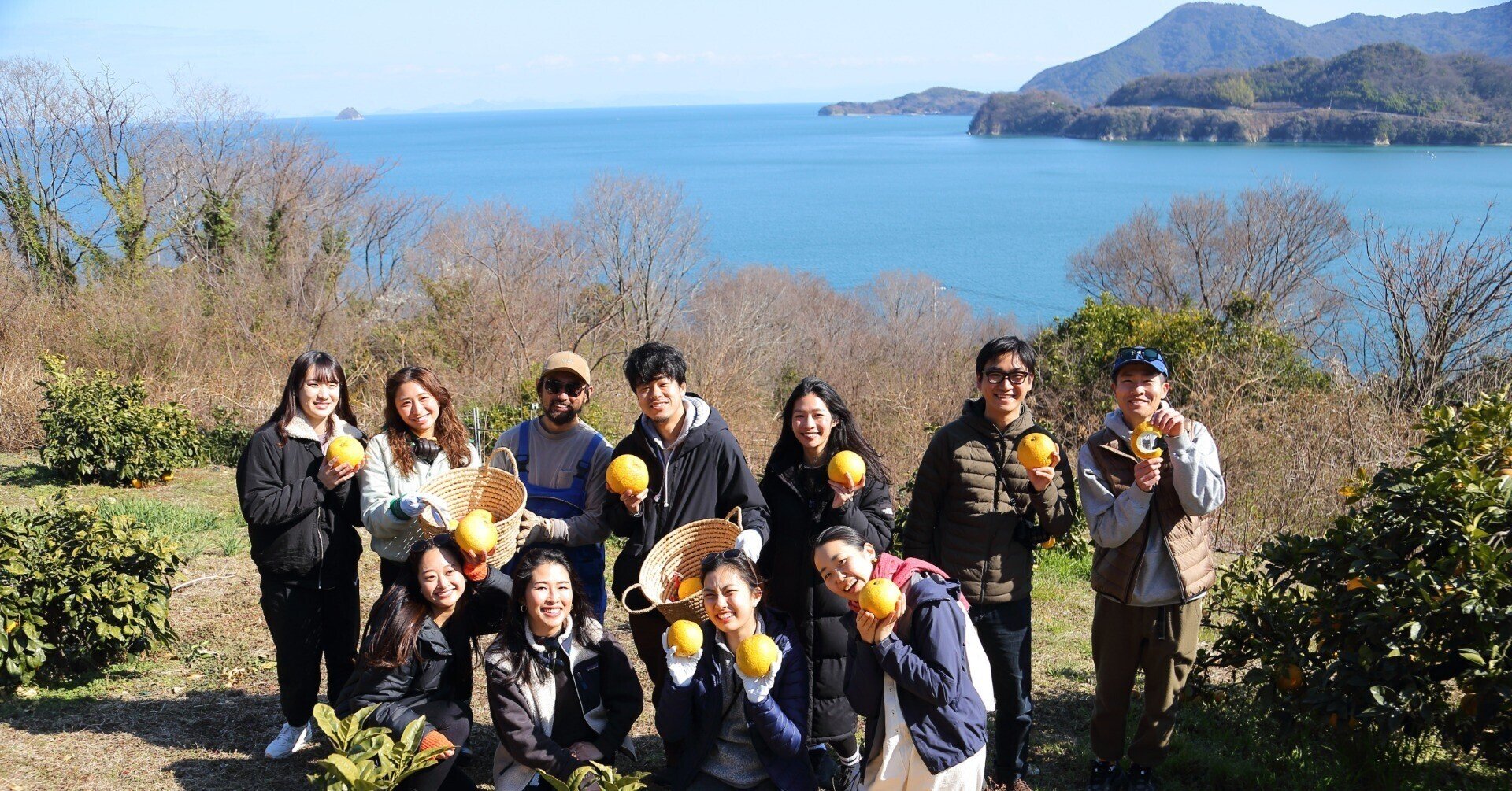 因島の八朔畑でファームツアー~「comorebi farm」の吹かせる新風