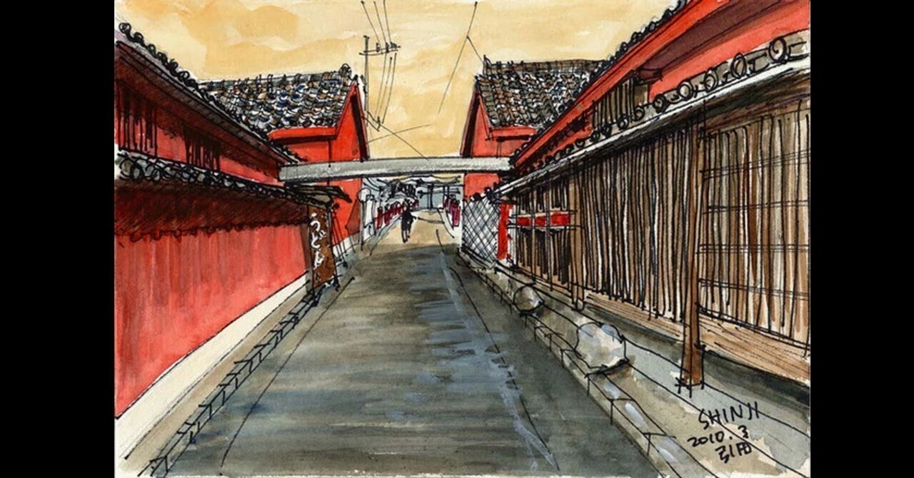 絵になる美しい街並みを創造する為の粉本／ 引田（ひけた）／香川県