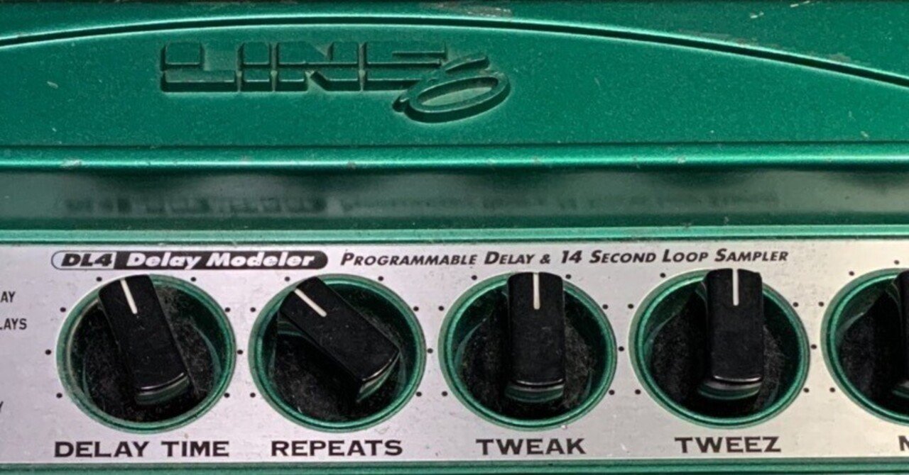 LINE 6 DL4 動作品　弱ジャンク LINE 6 DL4】電源が入らないジャンクエフェクターを直して、遊ぶ動画