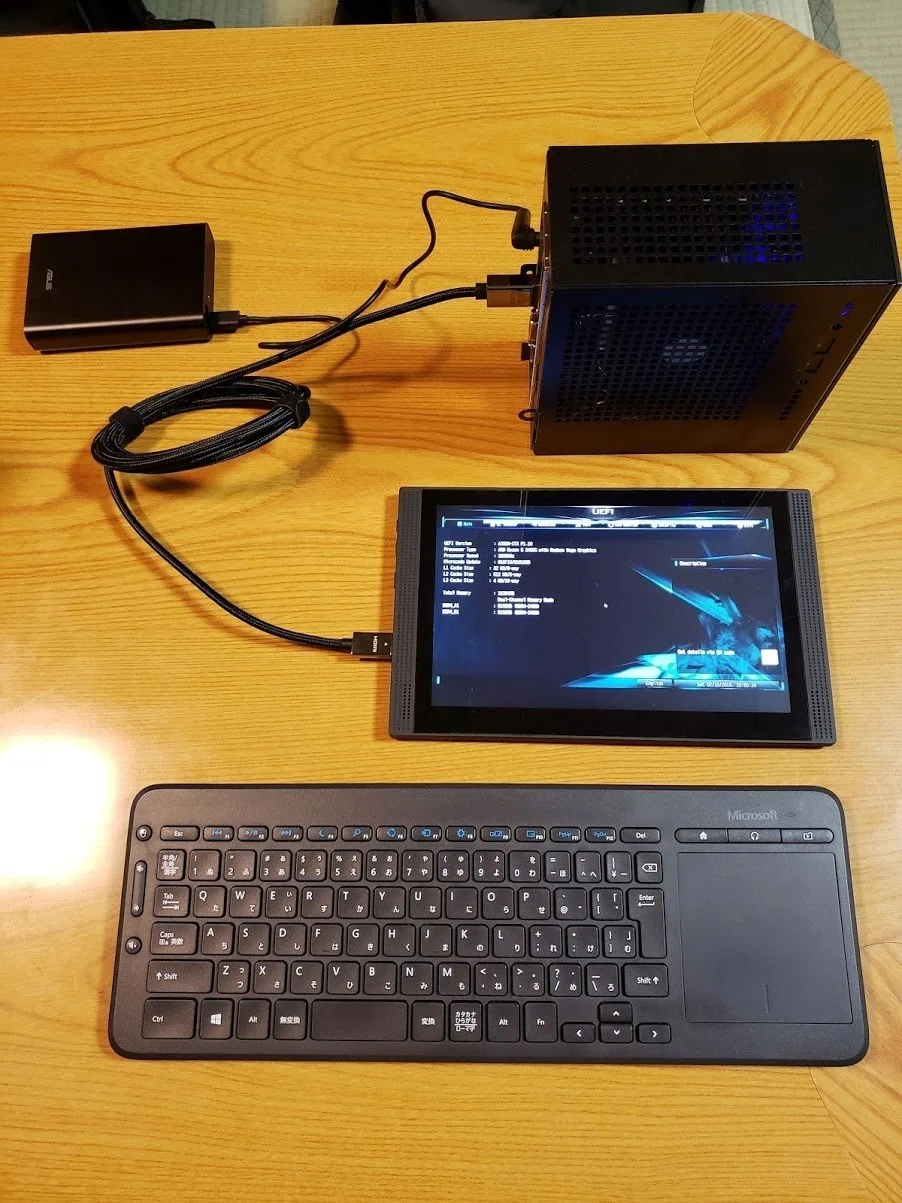 DeskMini A300をバッテリーで動かす｜すまさ