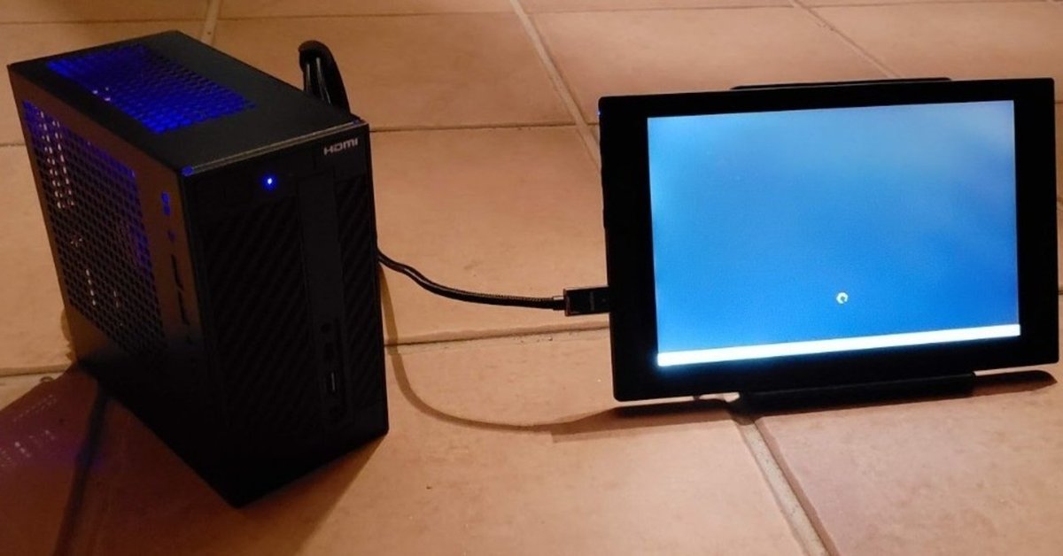 DeskMini A300をバッテリーで動かす｜すまさ