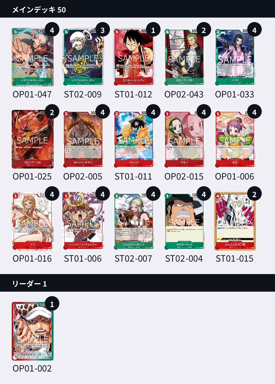 3弾環境の赤緑ロー解説【ワンピースカードゲーム】｜鮎@